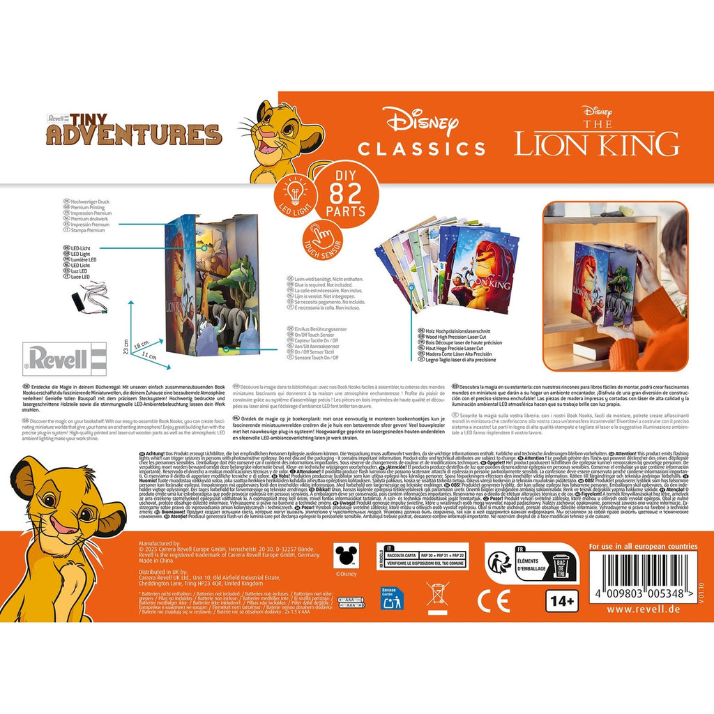 Product image Disney Tiny Adventures Book Nook Mini Diorama The Lion King 23 cm