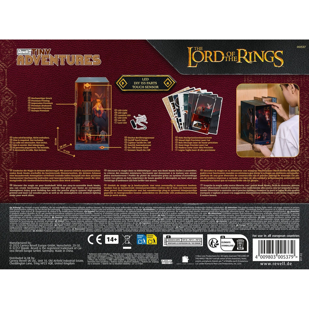 Product image The Lord of the Rings Tiny Adventures Book Nook Mini Diorama Barad-dûr 23 cm