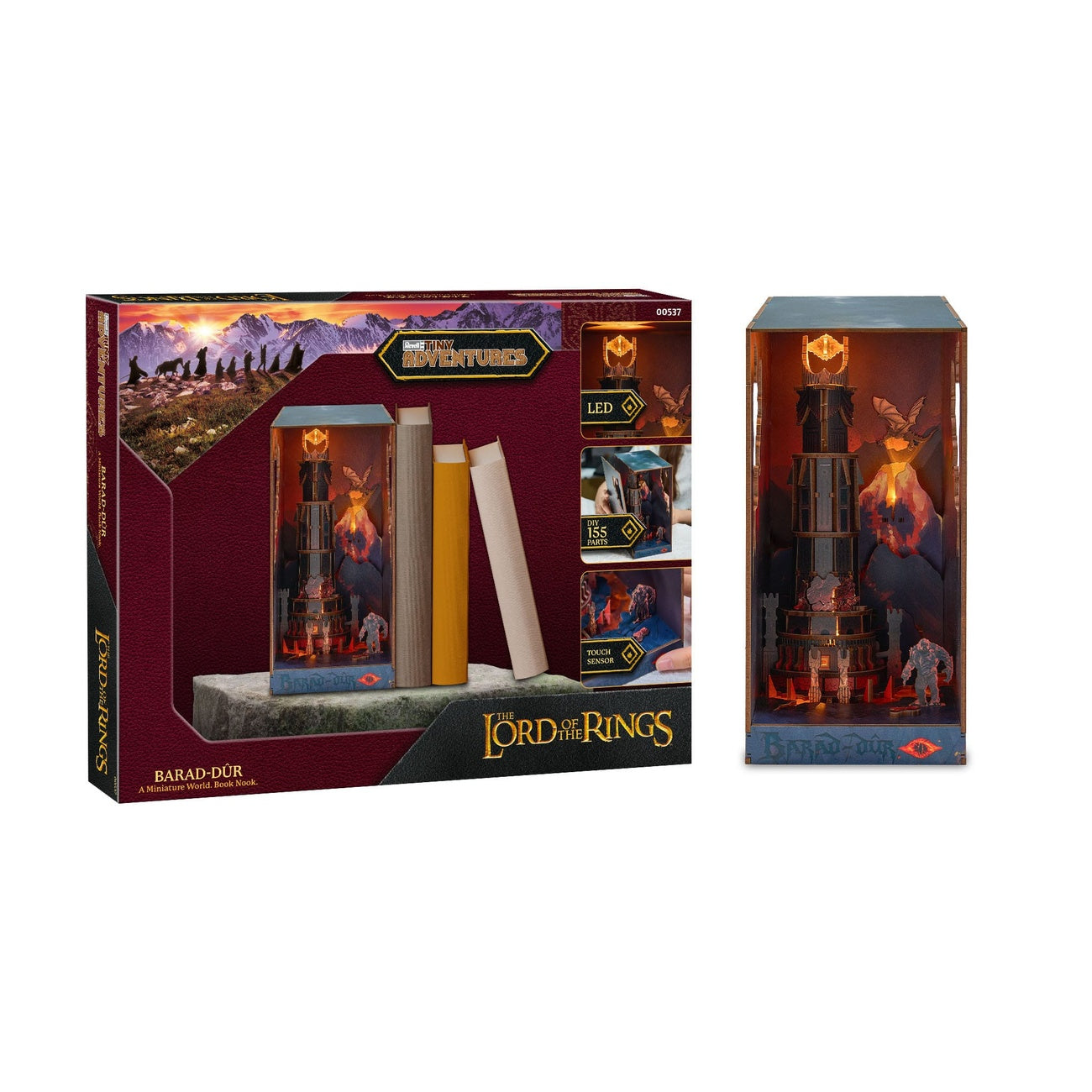 Product image The Lord of the Rings Tiny Adventures Book Nook Mini Diorama Barad-dûr 23 cm
