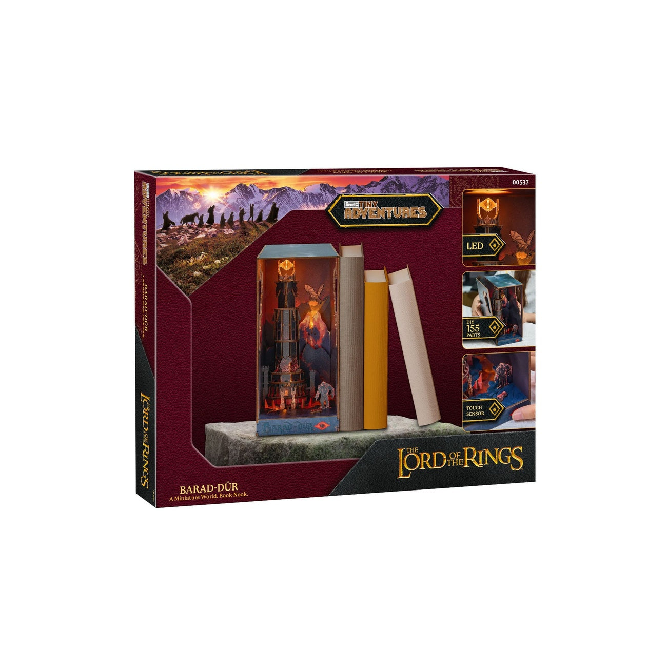 Product image The Lord of the Rings Tiny Adventures Book Nook Mini Diorama Barad-dûr 23 cm