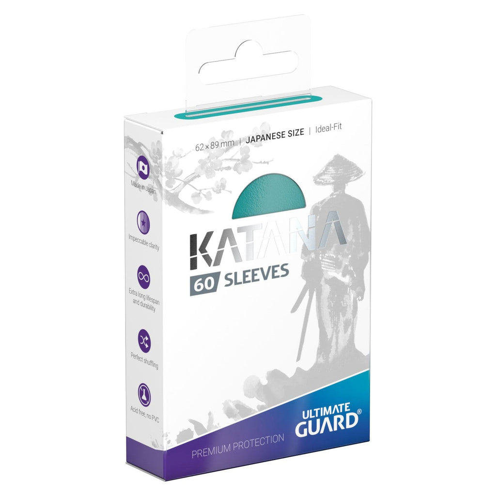 Product image Ultimate Guard Katana Sleeves Japanese Size (60) - Turquoise