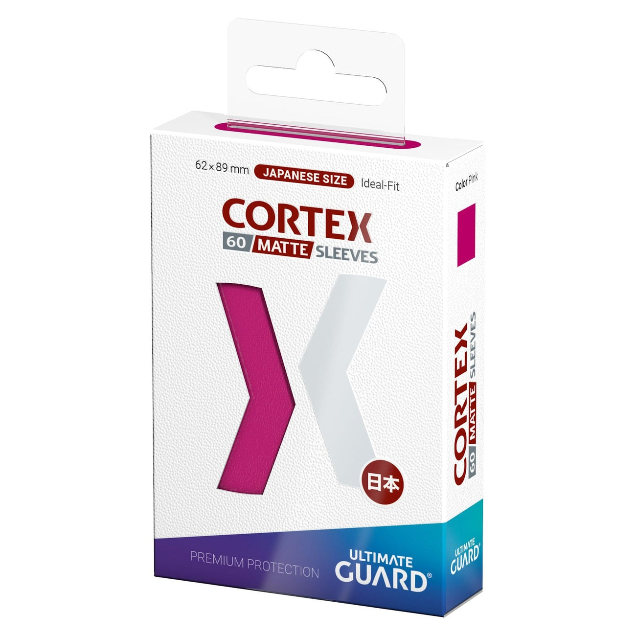 Product image Ultimate Guard Cortex Sleeves Matte Japanese Size (60) - Pink