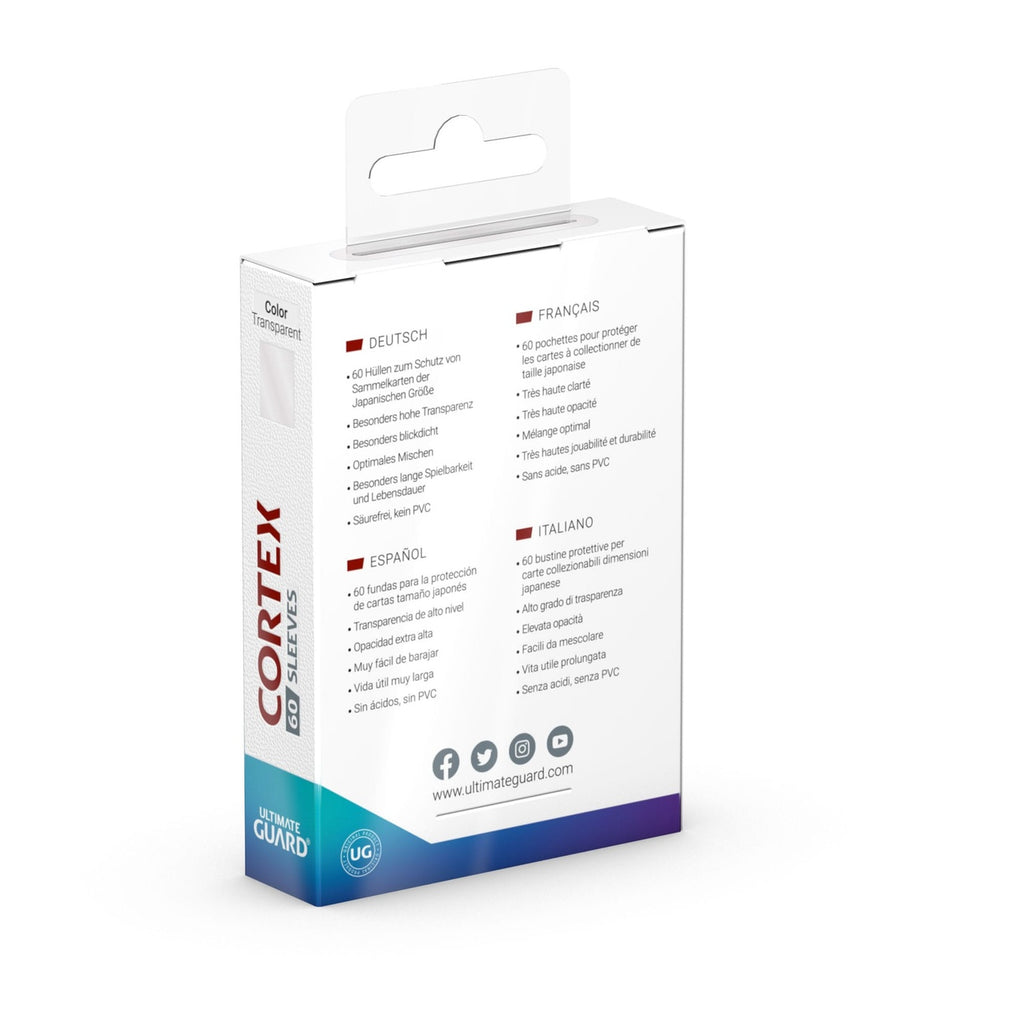 Product image Ultimate Guard Cortex Sleeves Japanese Size (60) - Clear