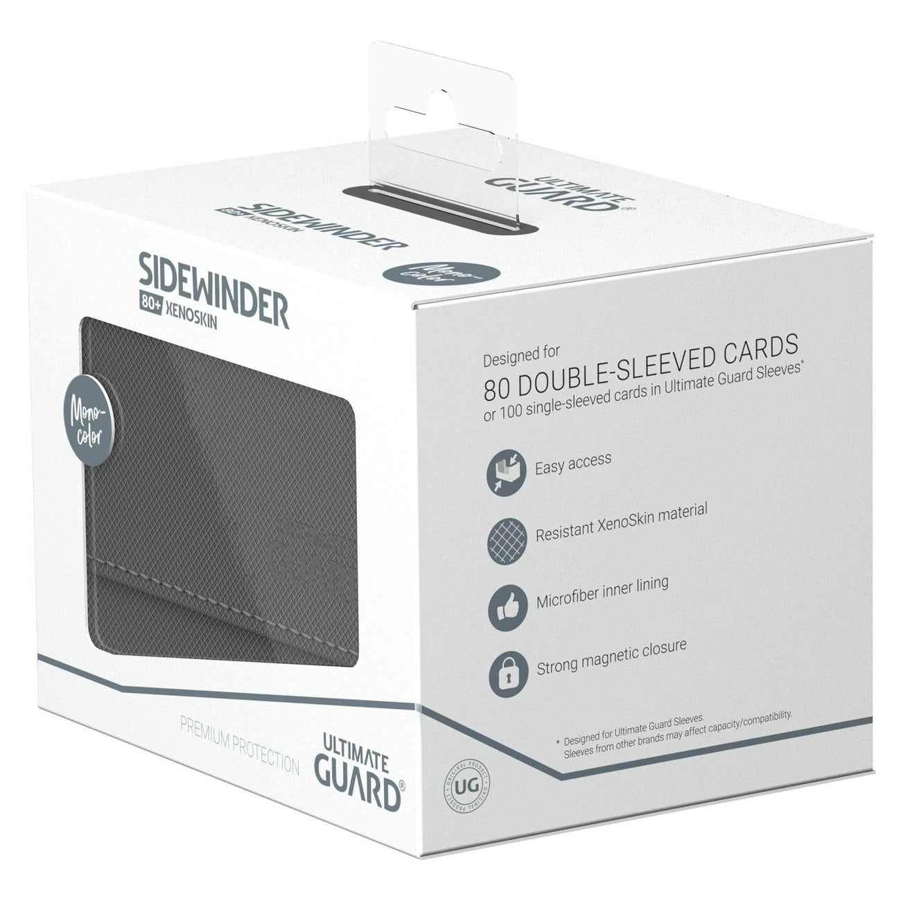 Product image Ultimate Guard Sidewinder 80+ Xenoskin - Grey