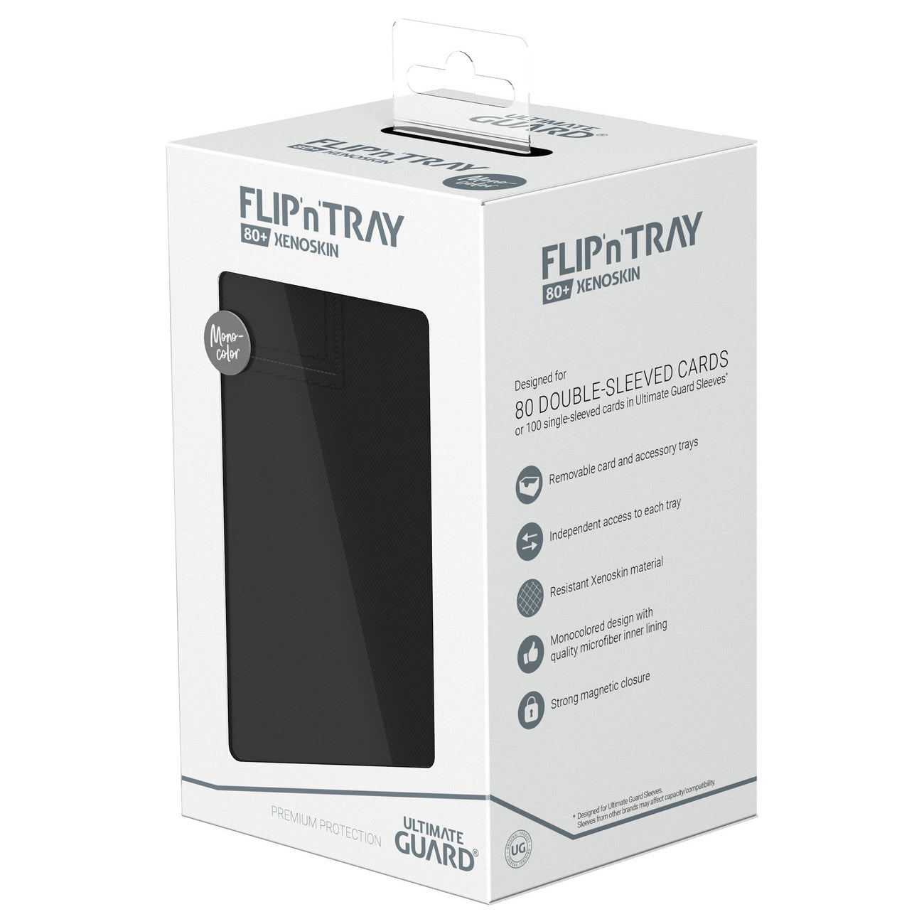 Product image Ultimate Guard Flip'n'Tray 80+ Xenoskin - Black