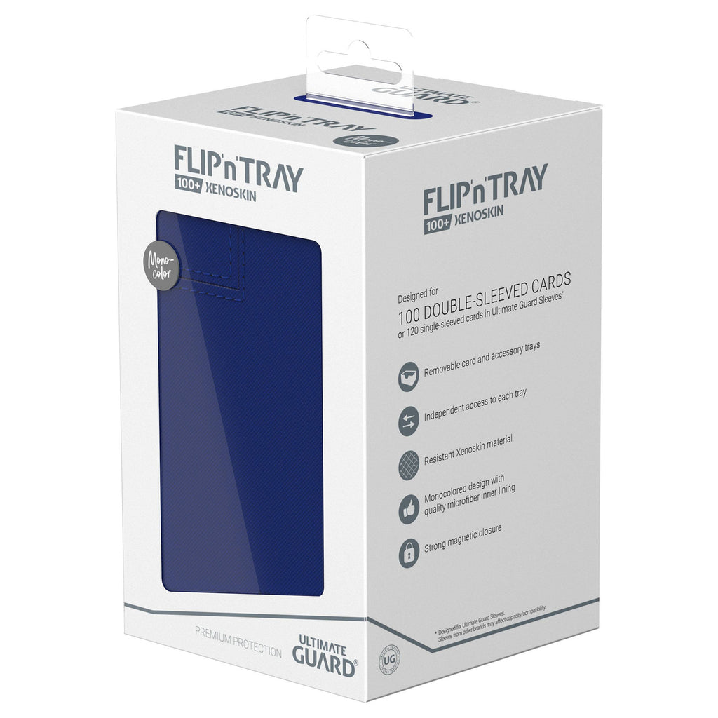 Product image Ultimate Guard Flip'n'Tray 100+ Xenoskin - Blue