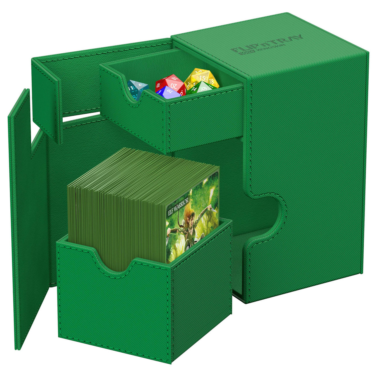 Product image Ultimate Guard Flip'n'Tray 100+ Xenoskin - Green