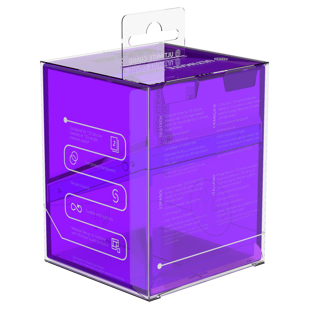 Product image Ultimate Guard Boulder 100+ Clear - Amethyst