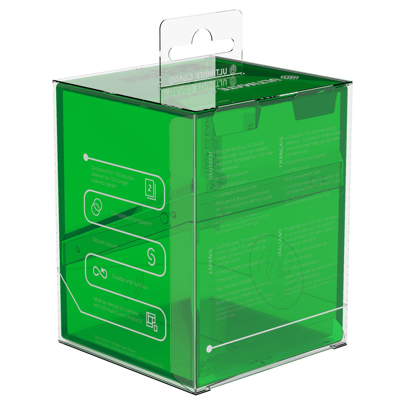 Product image Ultimate Guard Boulder 100+ Clear – Emerald
