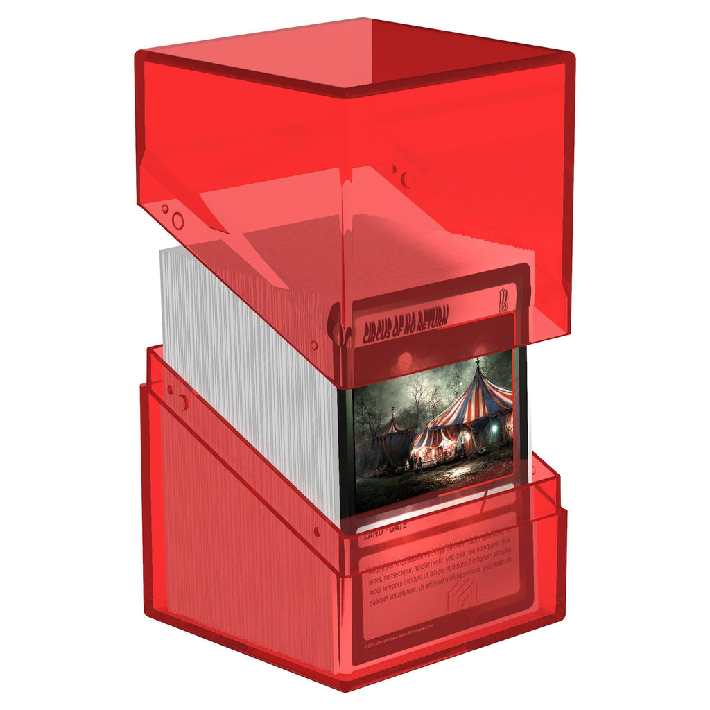 Product image Ultimate Guard Boulder 100+ Clear - Ruby