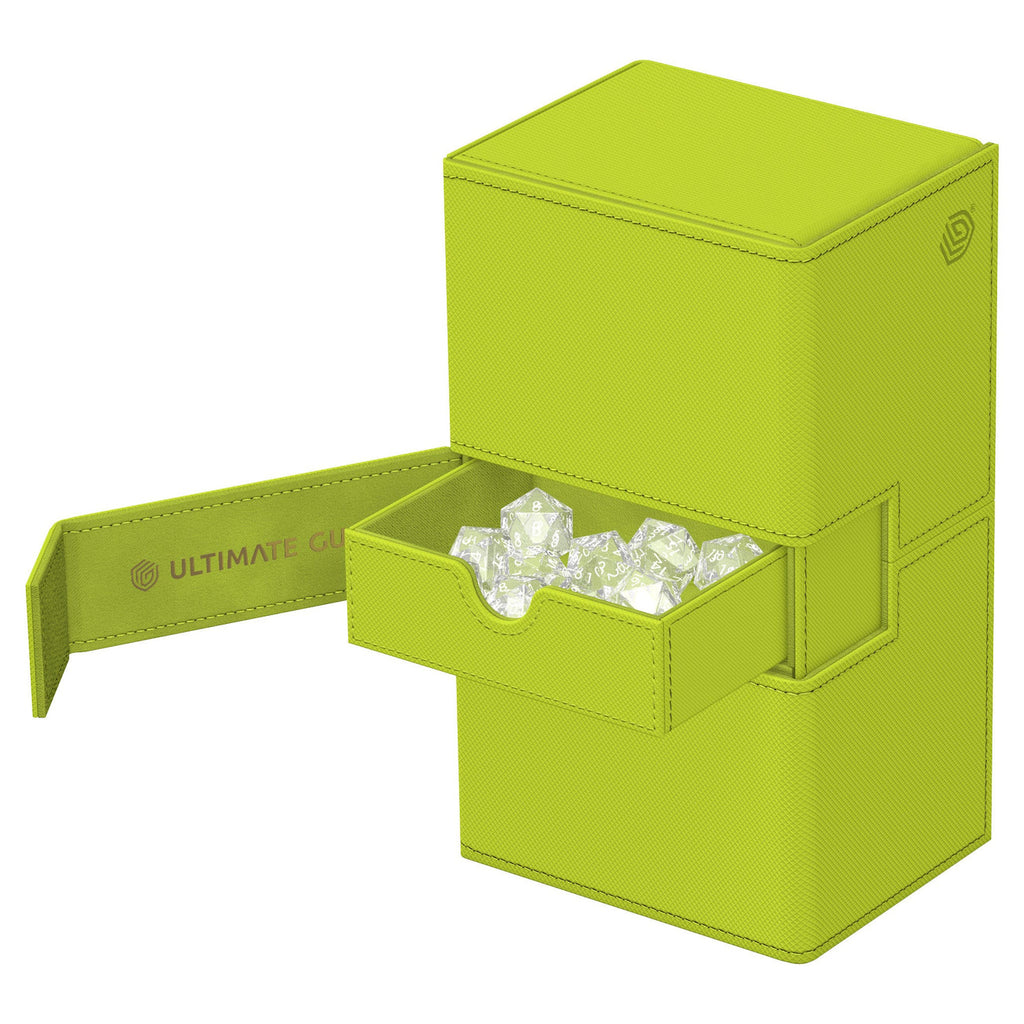 Product image Ultimate Guard Twin Flip'n'Tray 200+ Xenoskin "Summer Edition 2025" - Lime