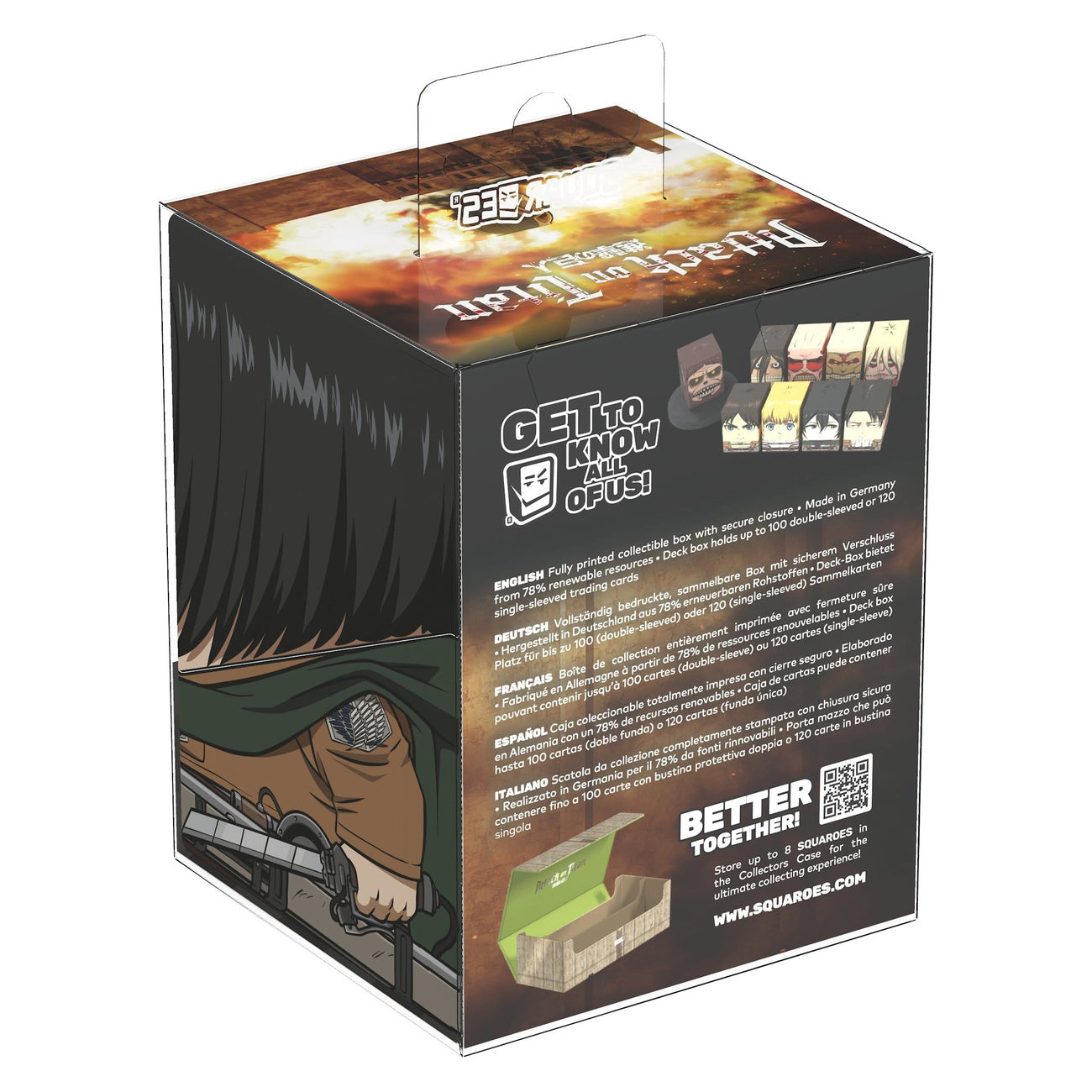 Product image Squaroes Squaroe Attack on Titan AOT003 - Mikasa Ackermann