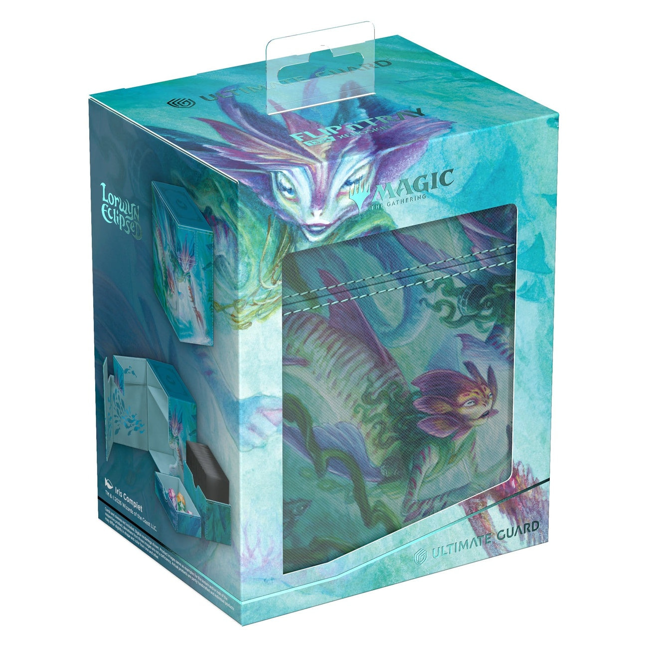 Product image Ultimate Guard Flip'n'Tray 133+ Xenoskin Magic: The Gathering "Lorwyn Eclipsed" - Silvergill Mentor