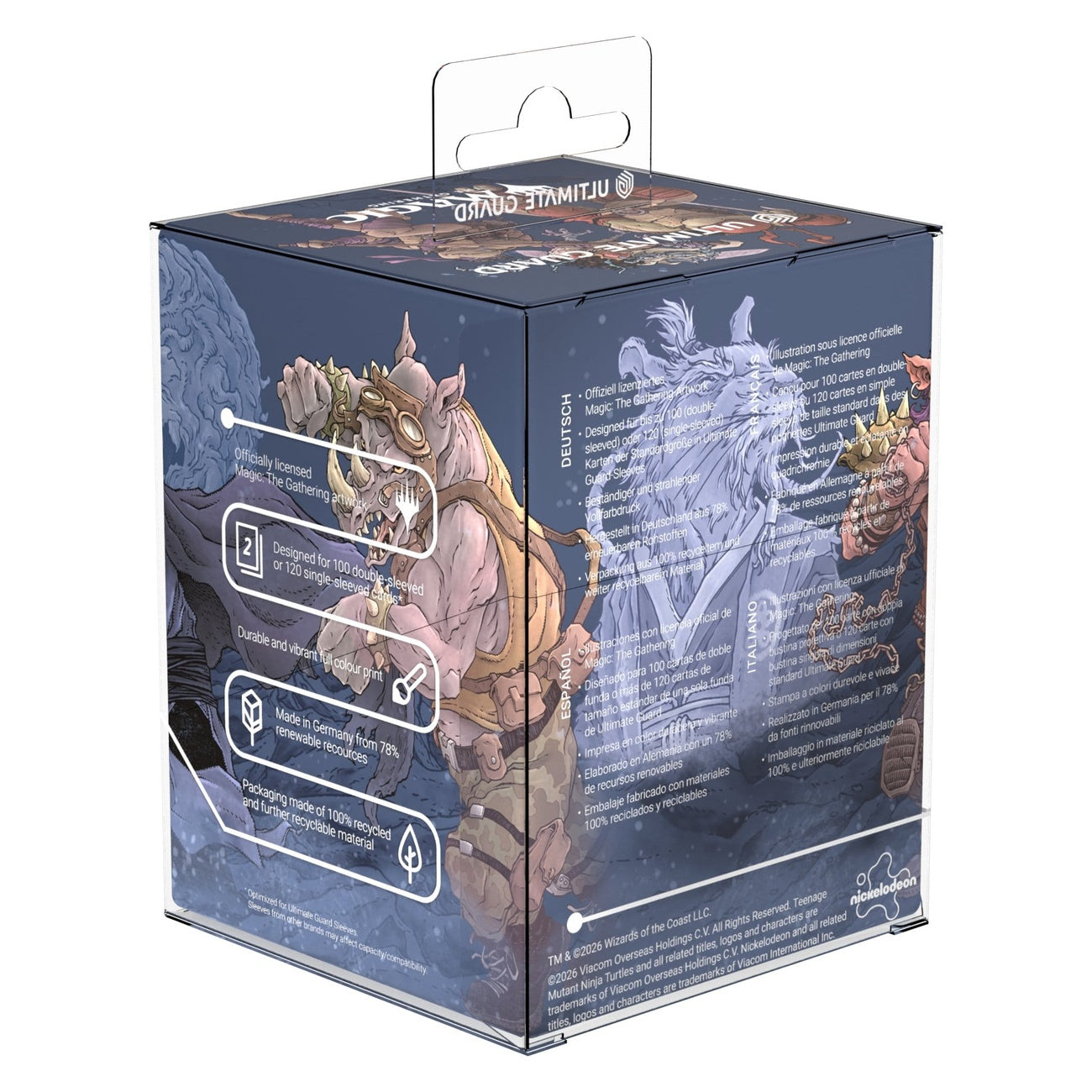 Product image Ultimate Guard RTE Boulder 100+ Magic: The Gathering | Teenage Mutant Ninja Turtles - Technodrome Battle