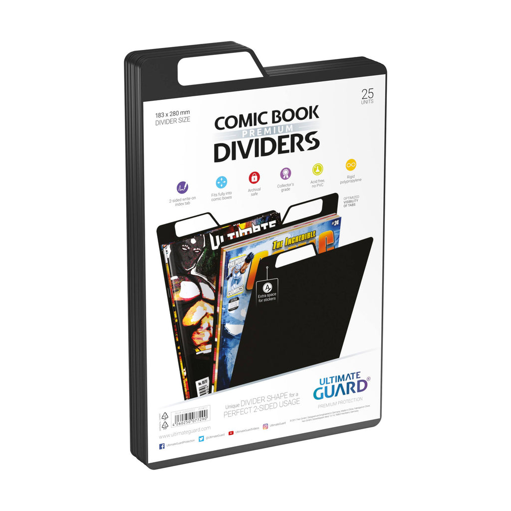 Product image Ultimate Guard Comic Book Dividers (25) - Black