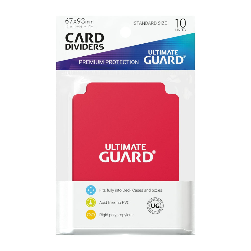 Product image Ultimate Guard Card Dividers Standard Size (10) - Red