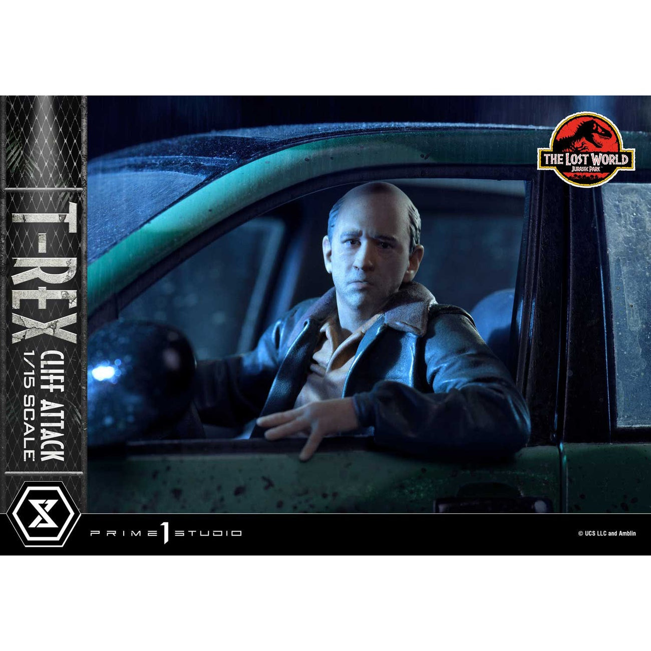 Product image Jurassic World: The Lost World Statue 1/15 T-Rex Cliff Attack 53 cm