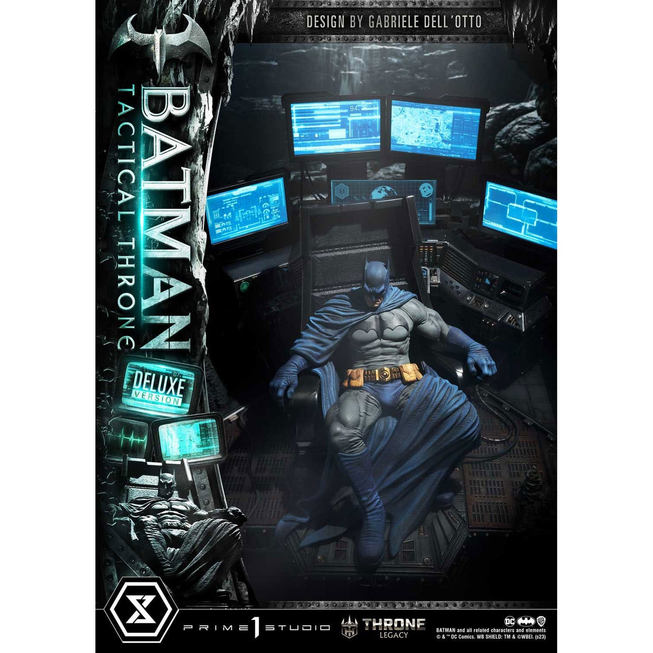 Product image DC Comics Throne Legacy Collection Statue 1/3 Batman Tactical Throne Deluxe Bonus Version 57 cm