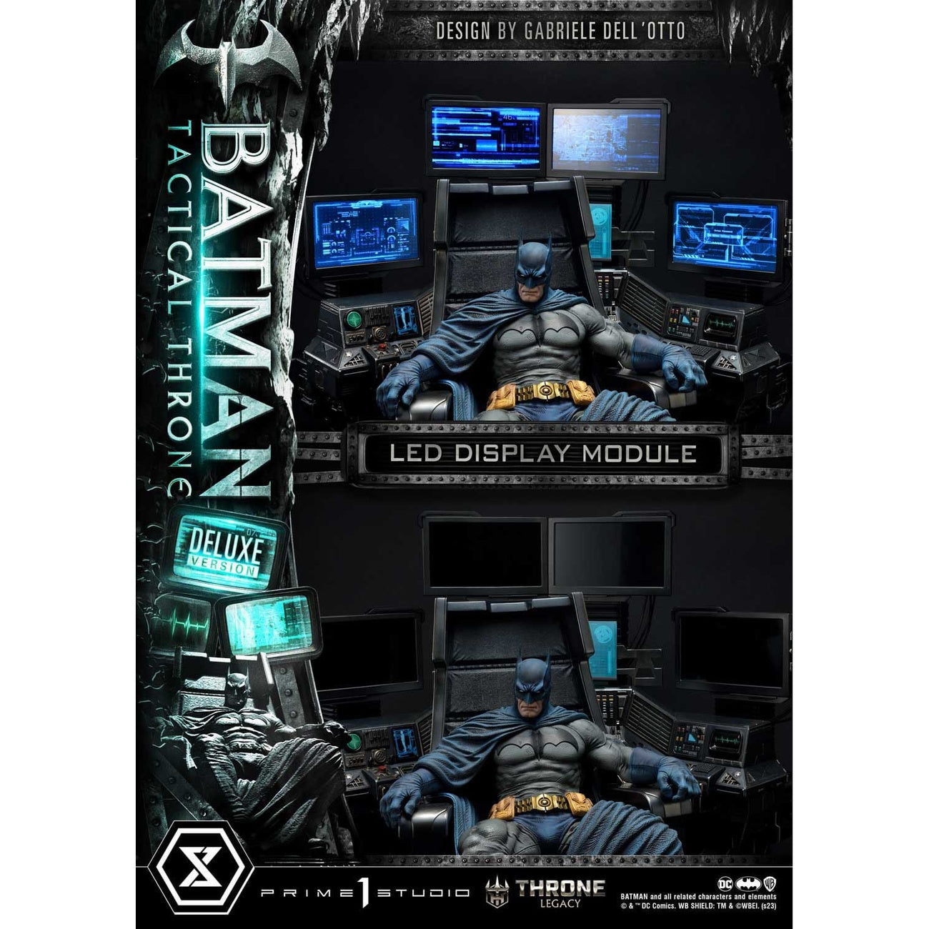 Product image DC Comics Throne Legacy Collection Statue 1/3 Batman Tactical Throne Deluxe Bonus Version 57 cm