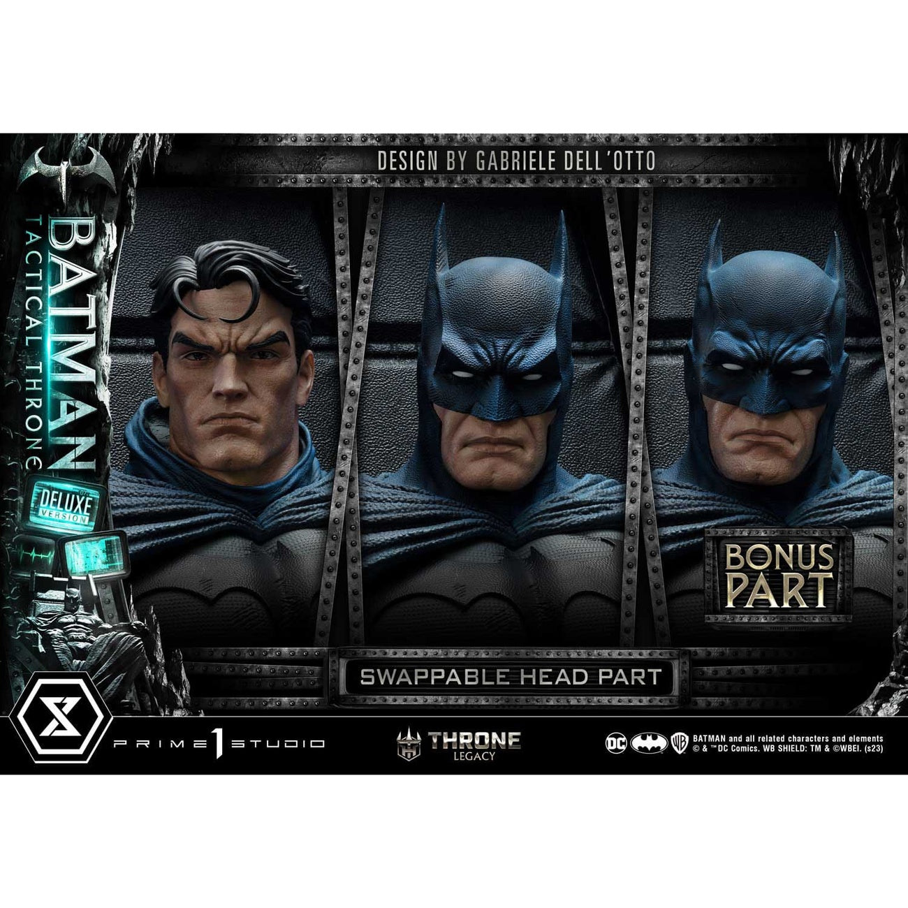 Product image DC Comics Throne Legacy Collection Statue 1/3 Batman Tactical Throne Deluxe Bonus Version 57 cm