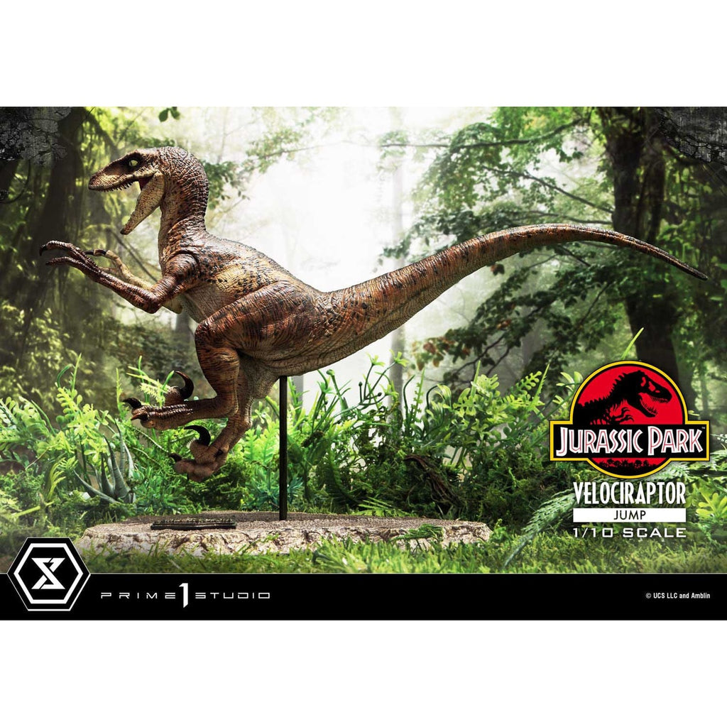 Product image Jurassic Park Prime Collectibles Statue 1/10 Velociraptor Jump 21 cm