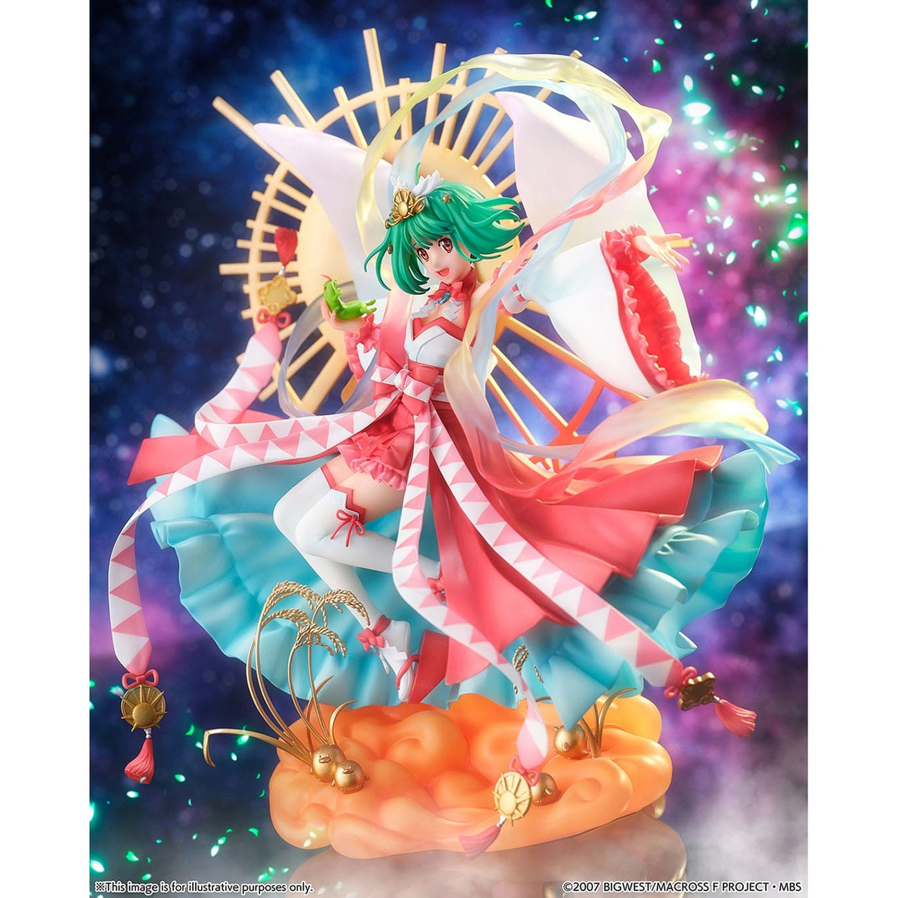 Product image Macross Frontier SHIBUYA SCRAMBLE FIGURE PVC Statue 1/7 Ranka Lee Amaterasu Ver. 29 cm