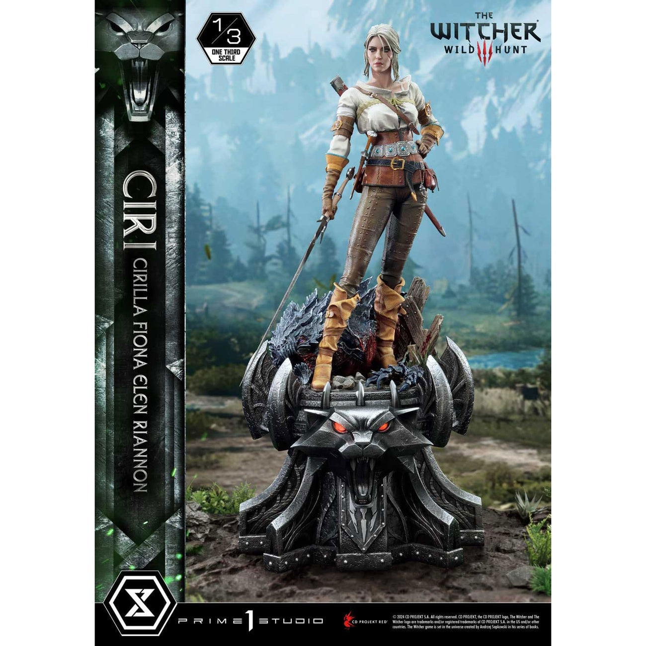 Product image The Witcher 3: Wild Hunt Museum Masterline Statue 1/3 Wild Hunt Ciri Fiona Elen Riannon 81 cm