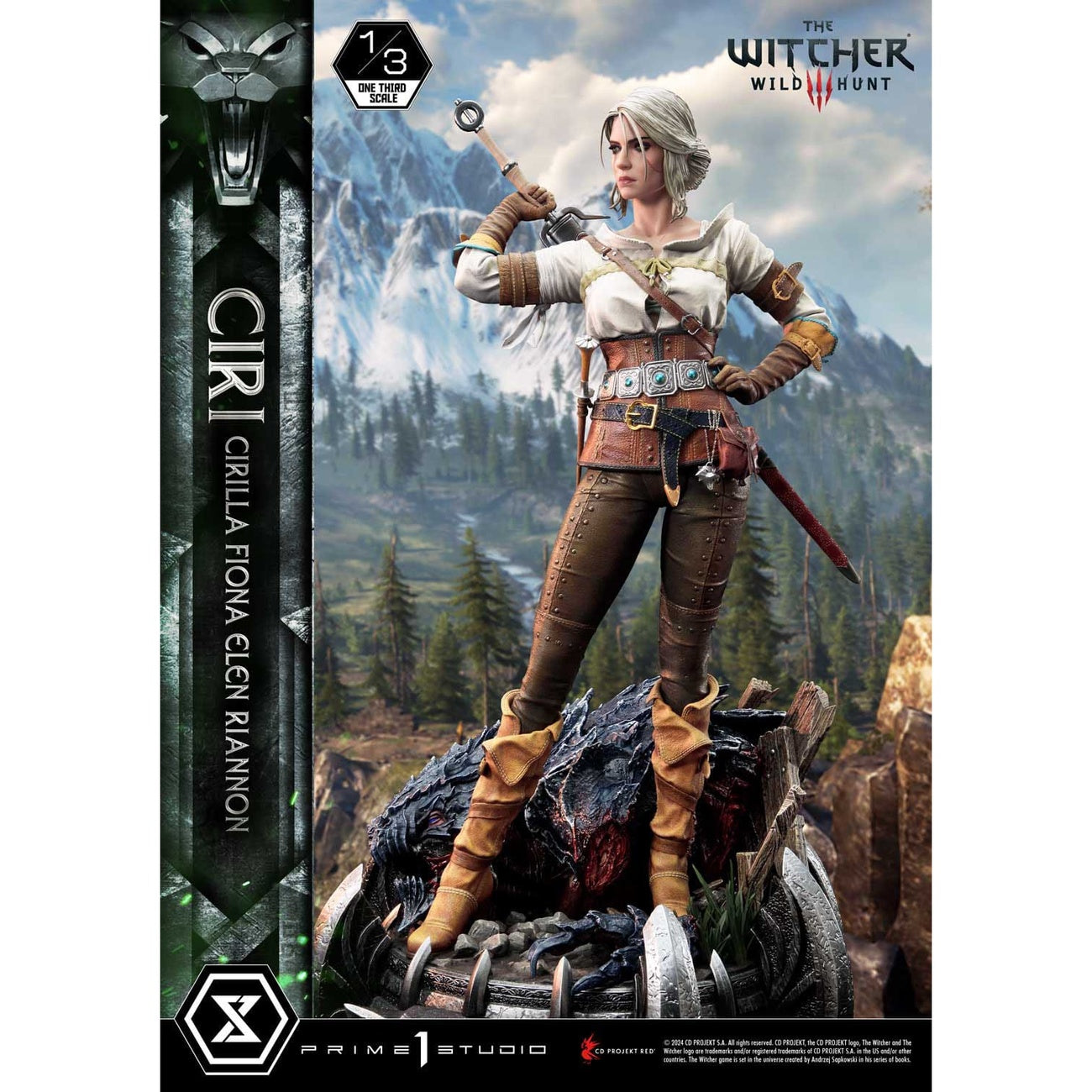Product image The Witcher 3: Wild Hunt Museum Masterline Statue 1/3 Wild Hunt Ciri Fiona Elen Riannon 81 cm