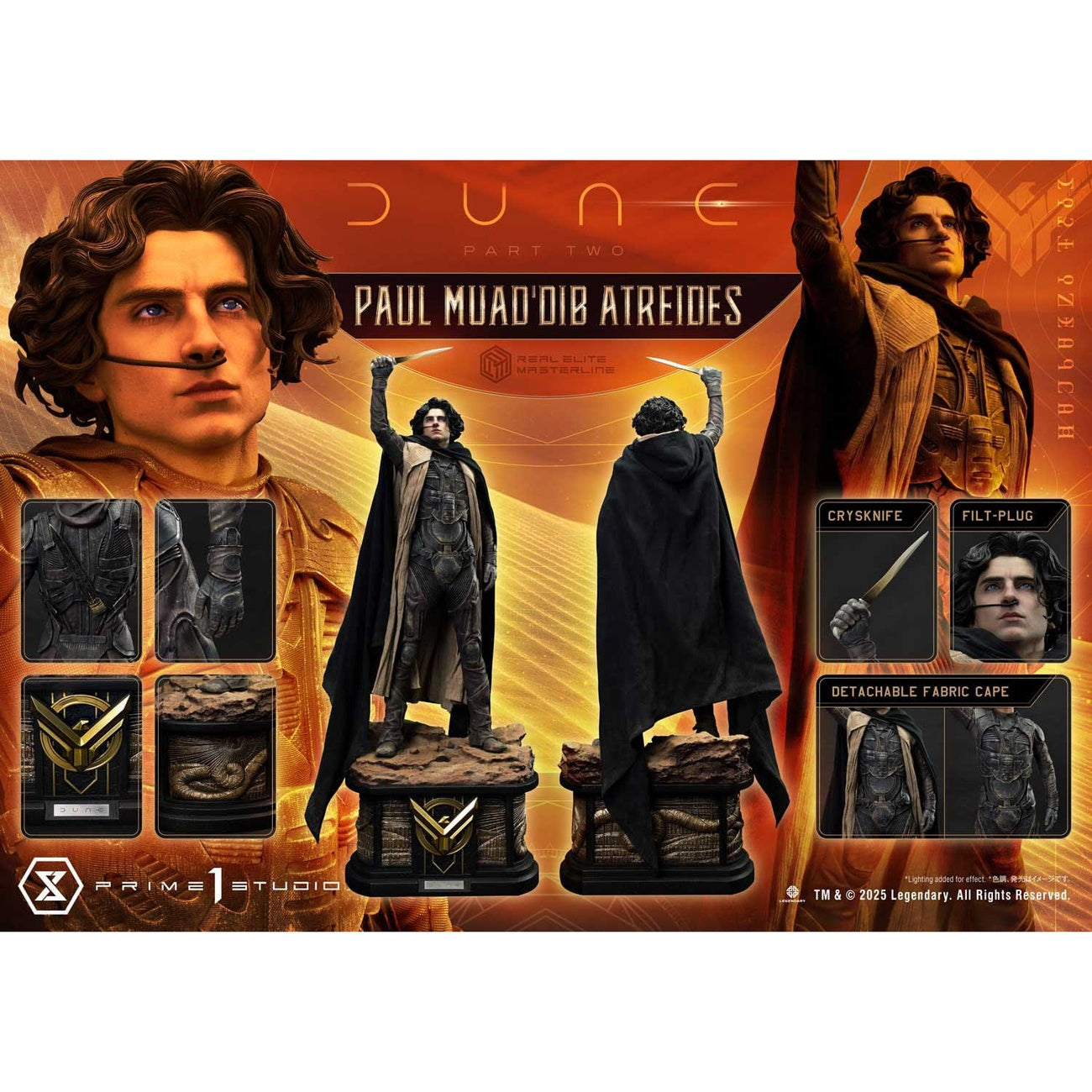 Product image Dune: Part Two Real Elite Masterline Series Statue 1/3 Paul Atreides 90 cm