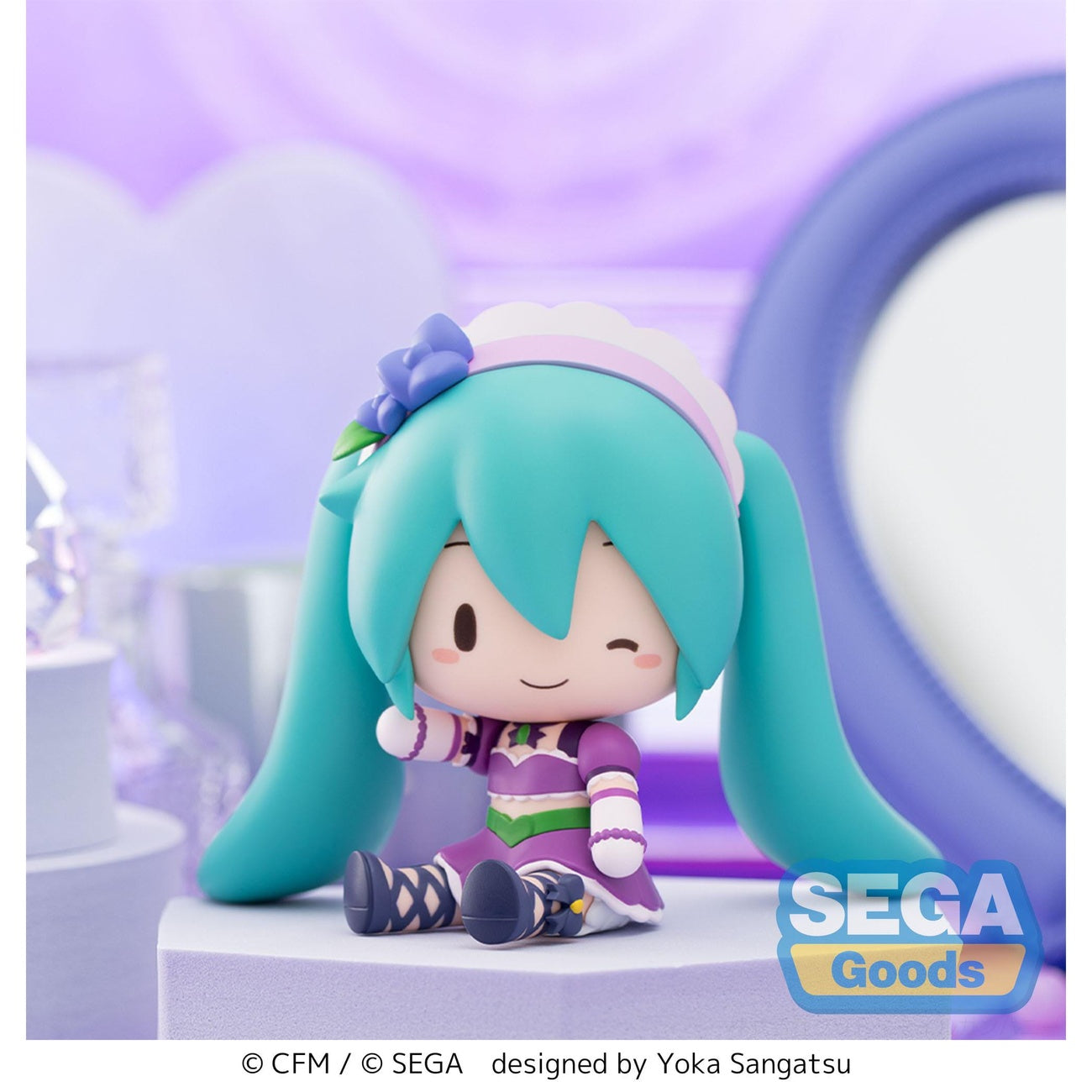 Product image Character Vocal Series 01: Hatsune Miku Fuwa Petit Chibi Figure Hatsune Miku x Love and Berry Dress Up and Dance! Sparkly