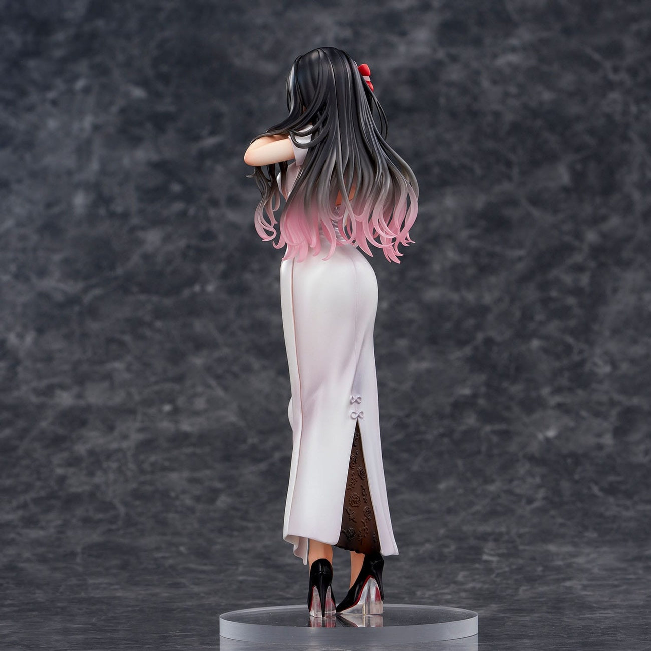 Product image Original Illustration PVC Statue Mai Okuma Illustration Healing-Type White Chinese Dress Lady 26 cm