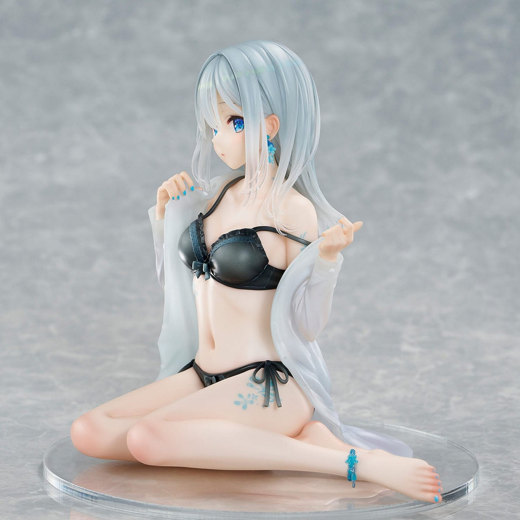Product image Original Character PVC Statue 1/7 Silver-Haired Girl Sky Blue Morning Special Outfit Ver. by Fuumi Illustration 16 cm