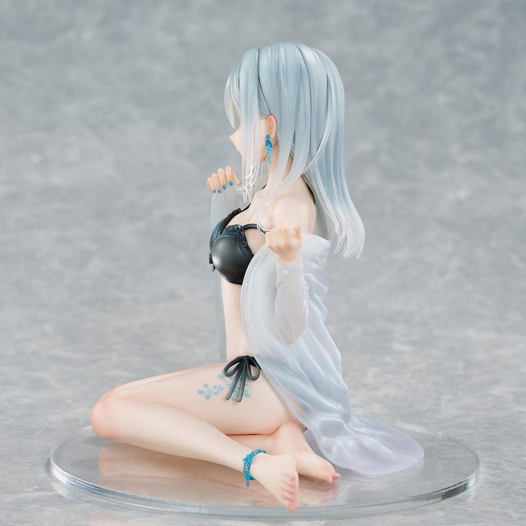 Product image Original Character PVC Statue 1/7 Silver-Haired Girl Sky Blue Morning Special Outfit Ver. by Fuumi Illustration 16 cm
