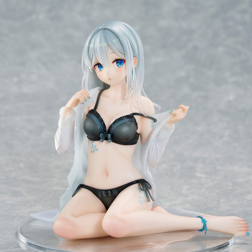 Product image Original Character PVC Statue 1/7 Silver-Haired Girl Sky Blue Morning Special Outfit Ver. by Fuumi Illustration 16 cm