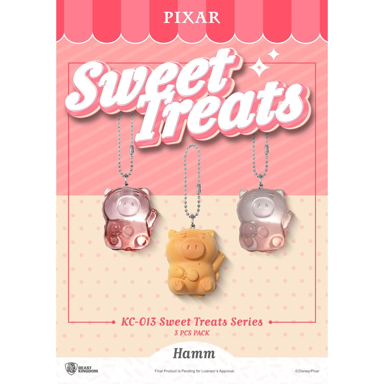 Product image Pixar Sweet Treats Series Keyring 3-Pack 4 cm