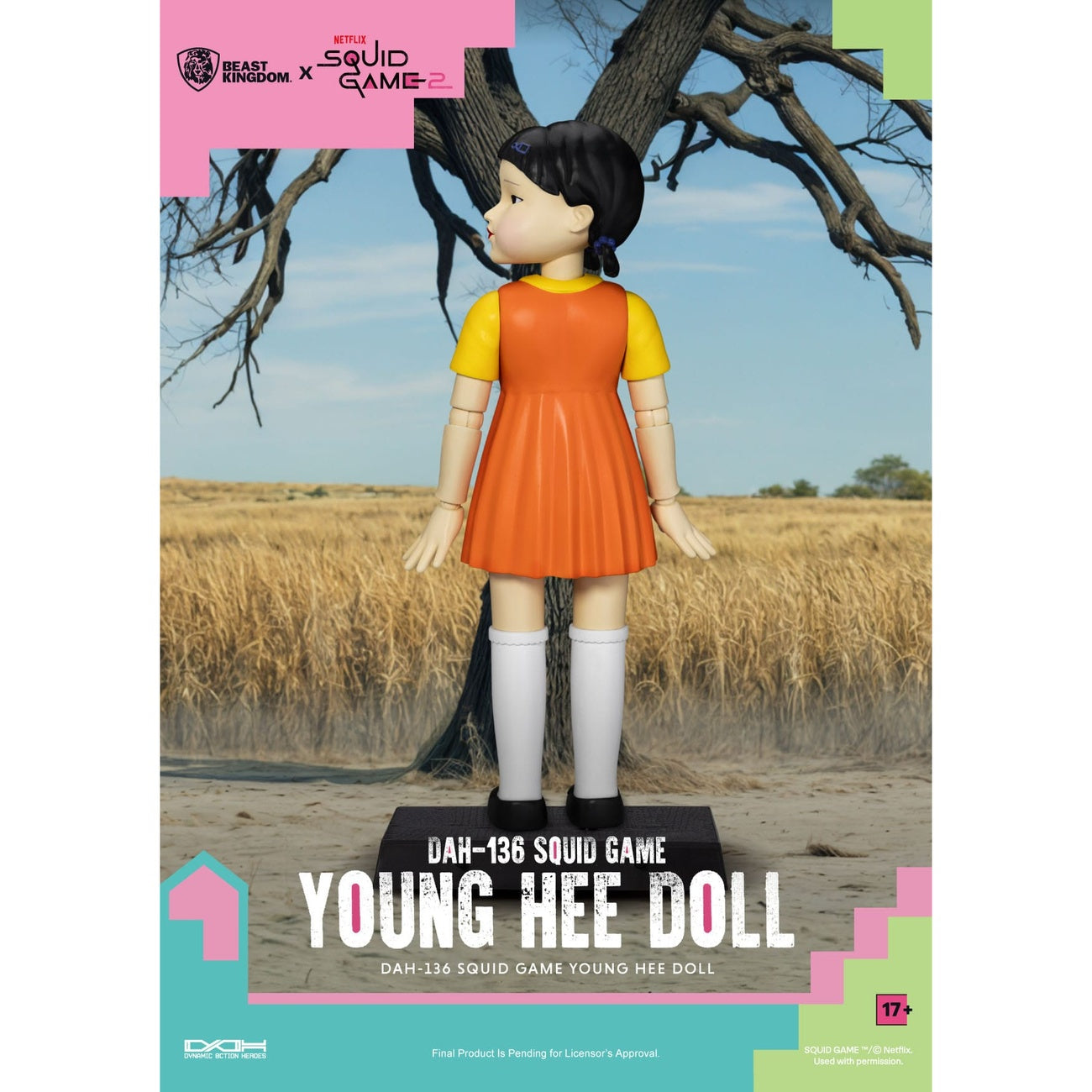 Product image Squid Game action figure with sound Young Hee Doll 30 cm