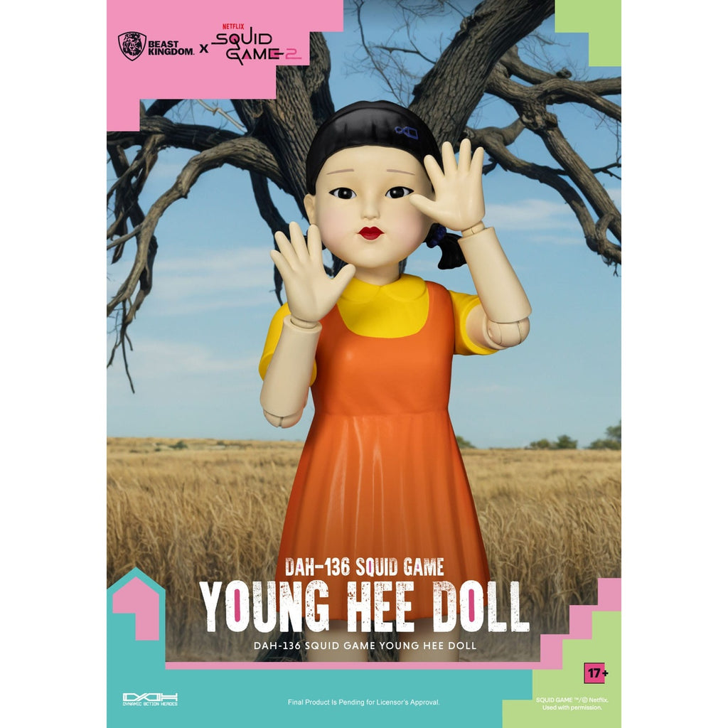 Product image Squid Game action figure with sound Young Hee Doll 30 cm