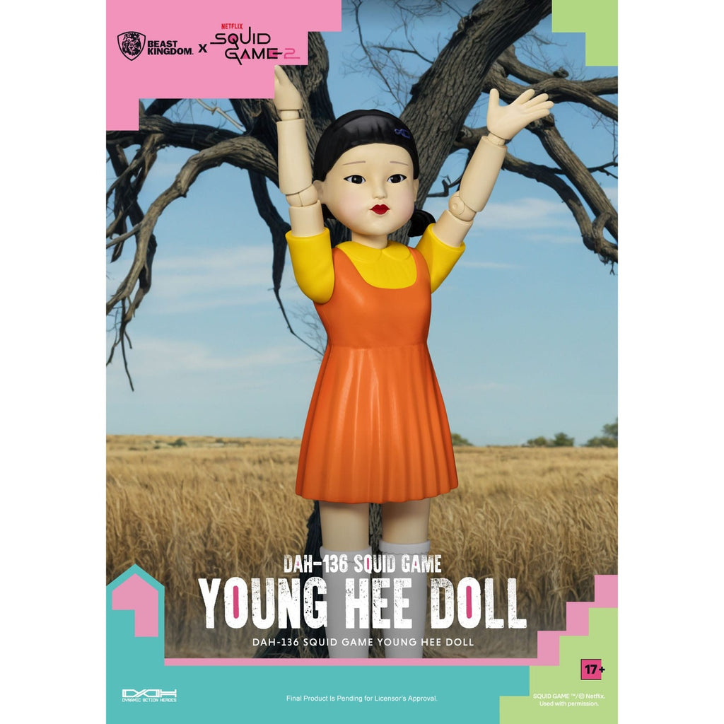 Product image Squid Game action figure with sound Young Hee Doll 30 cm