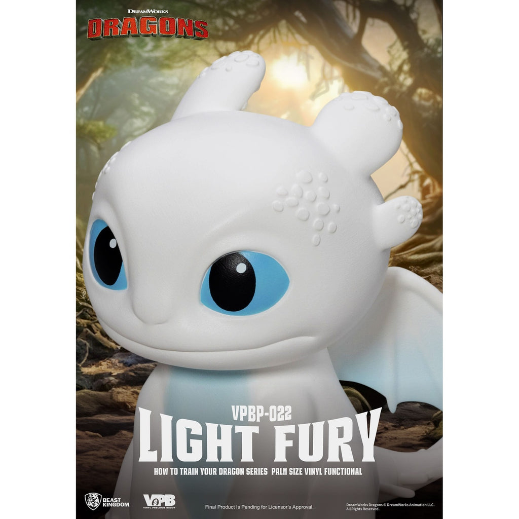 Product image How to Train Your Dragon Piggy Vinyl Money Box Light Fury 12 cm