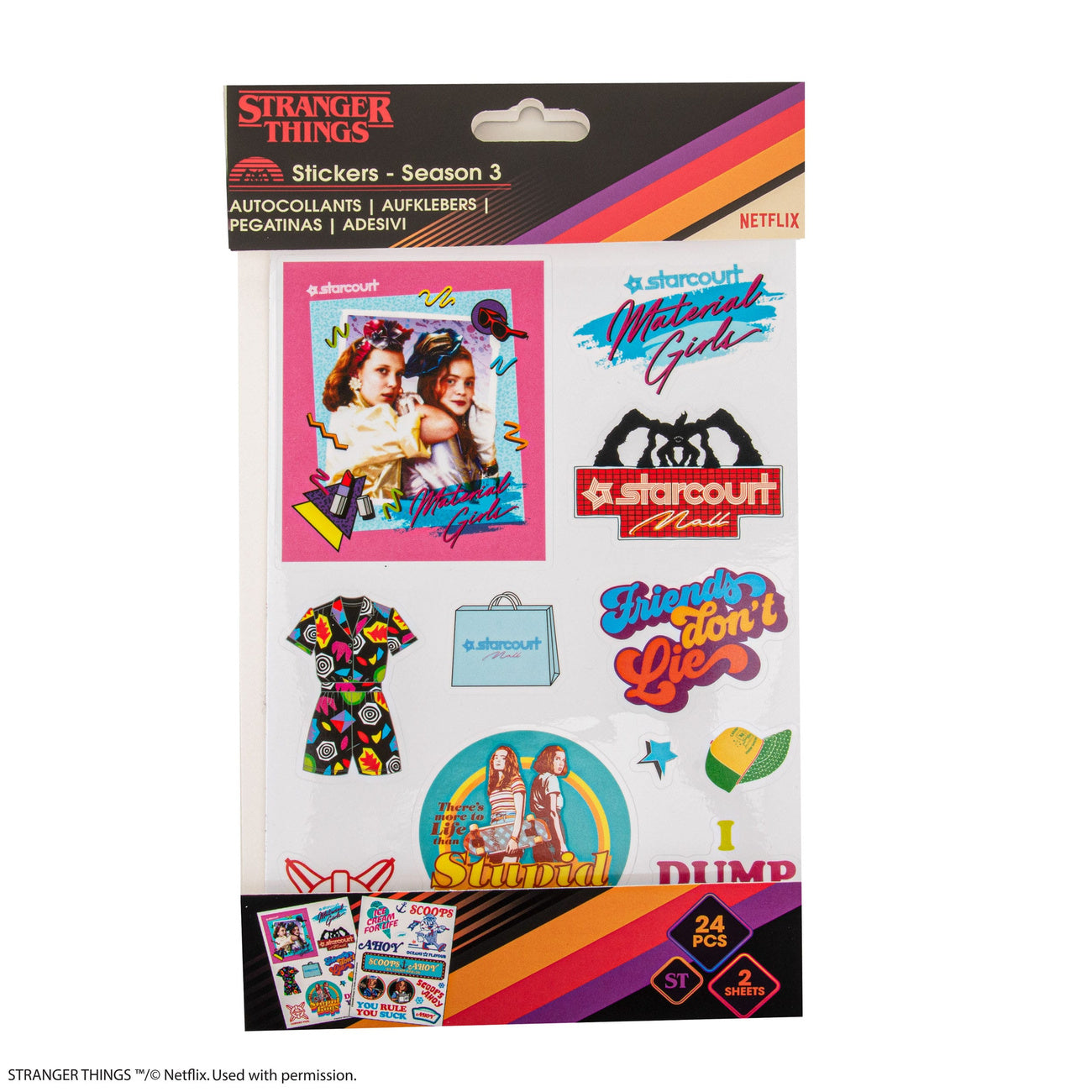 Product image Stranger Things Sticker Pack Season 3
