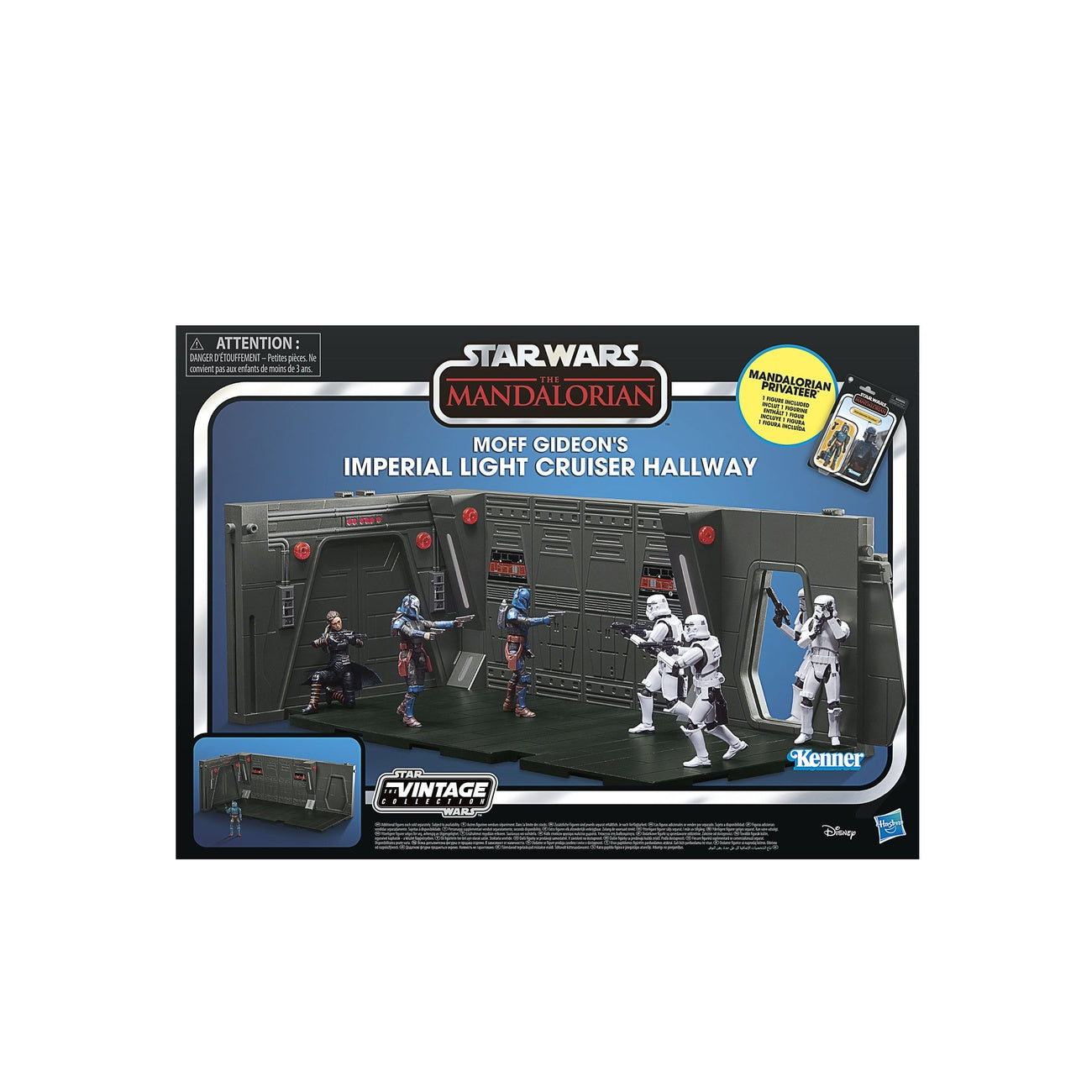 Product image Star Wars: The Mandalorian Vintage Collection Moff Gideon's Imperial Light Cruiser Hallway with Mandalorian Privateer Act