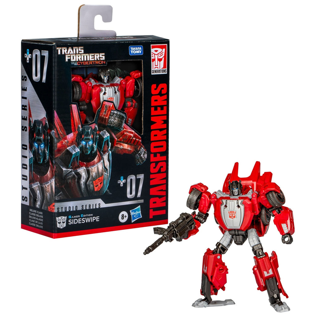Product image Transformers: War for Cybertron Studio Series Deluxe Class Action Figure Gamer Edition Sideswipe 11 cm