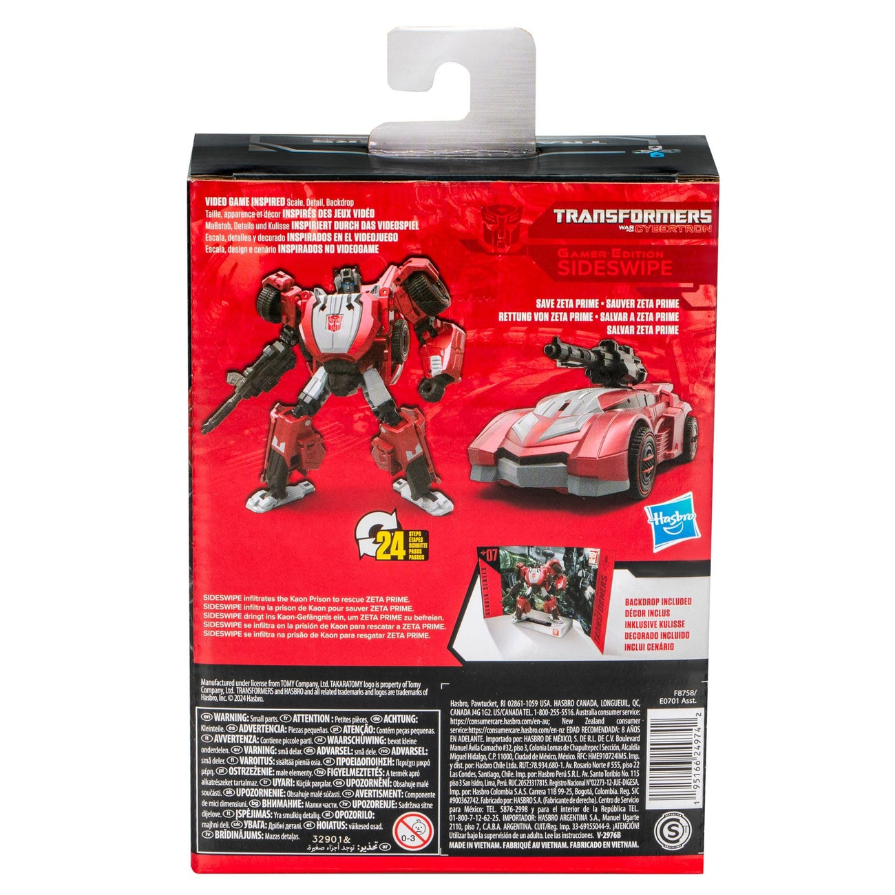 Product image Transformers: War for Cybertron Studio Series Deluxe Class Action Figure Gamer Edition Sideswipe 11 cm