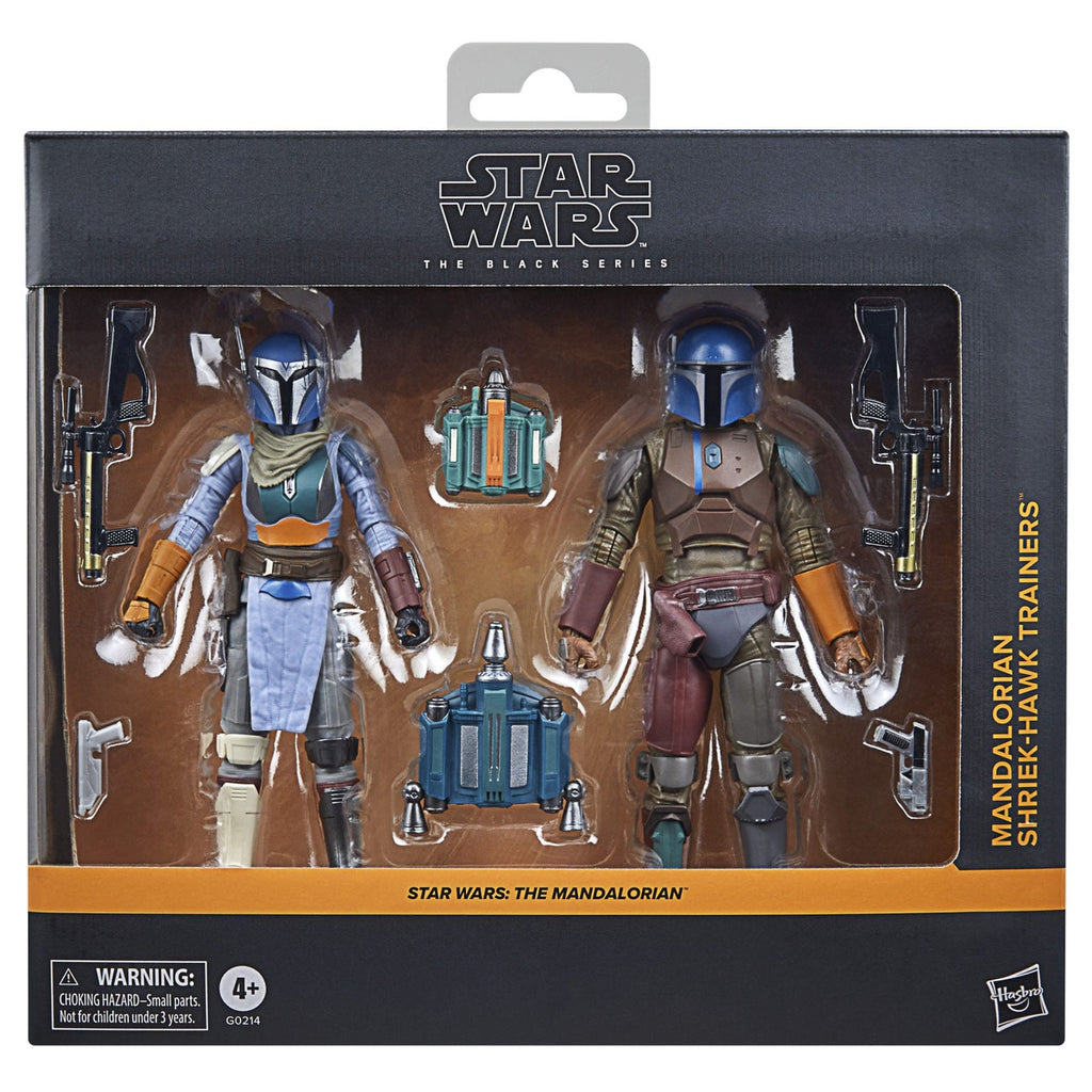 Product image Star Wars: The Mandalorian Black Series Action Figure 2-Pack Mandalorian & Shriek-Hawk Trainer 15 cm