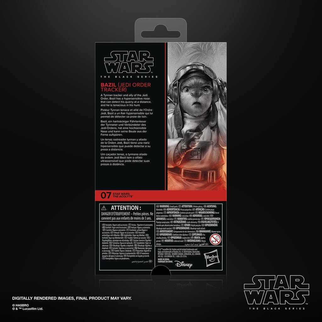 Product image Star Wars: The Acolyte Black Series Action Figure Bazil (Jedi Order Tracker) 10 cm