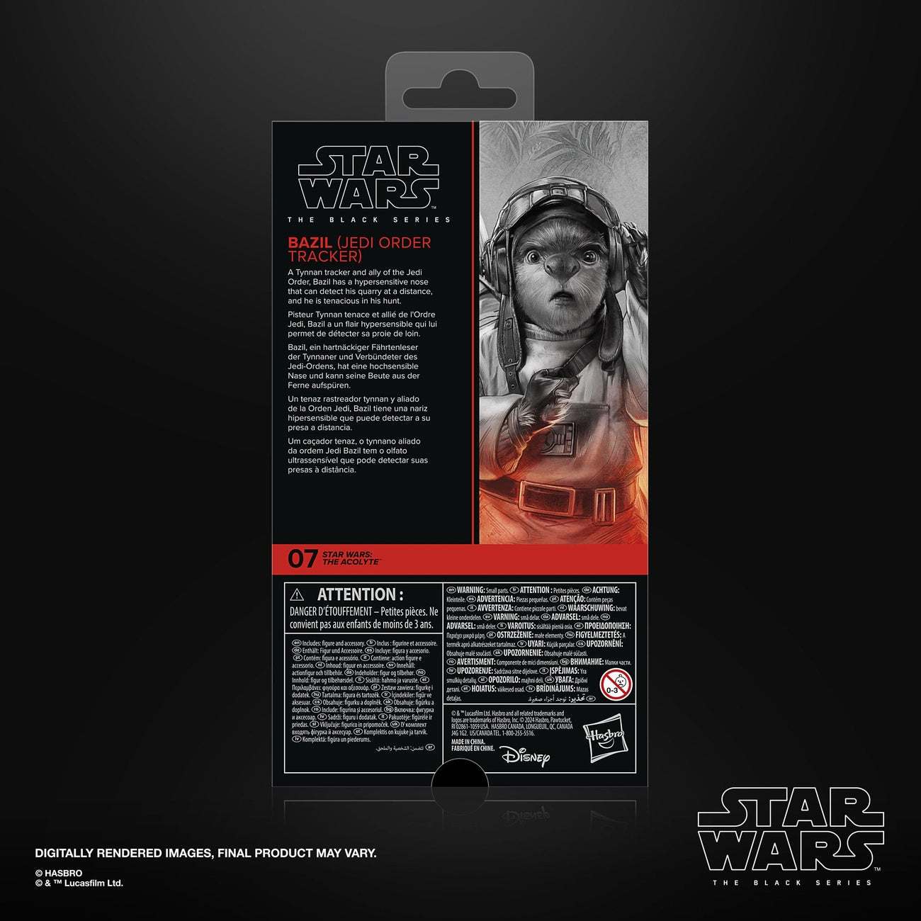 Product image Star Wars: The Acolyte Black Series Action Figure Bazil (Jedi Order Tracker) 10 cm