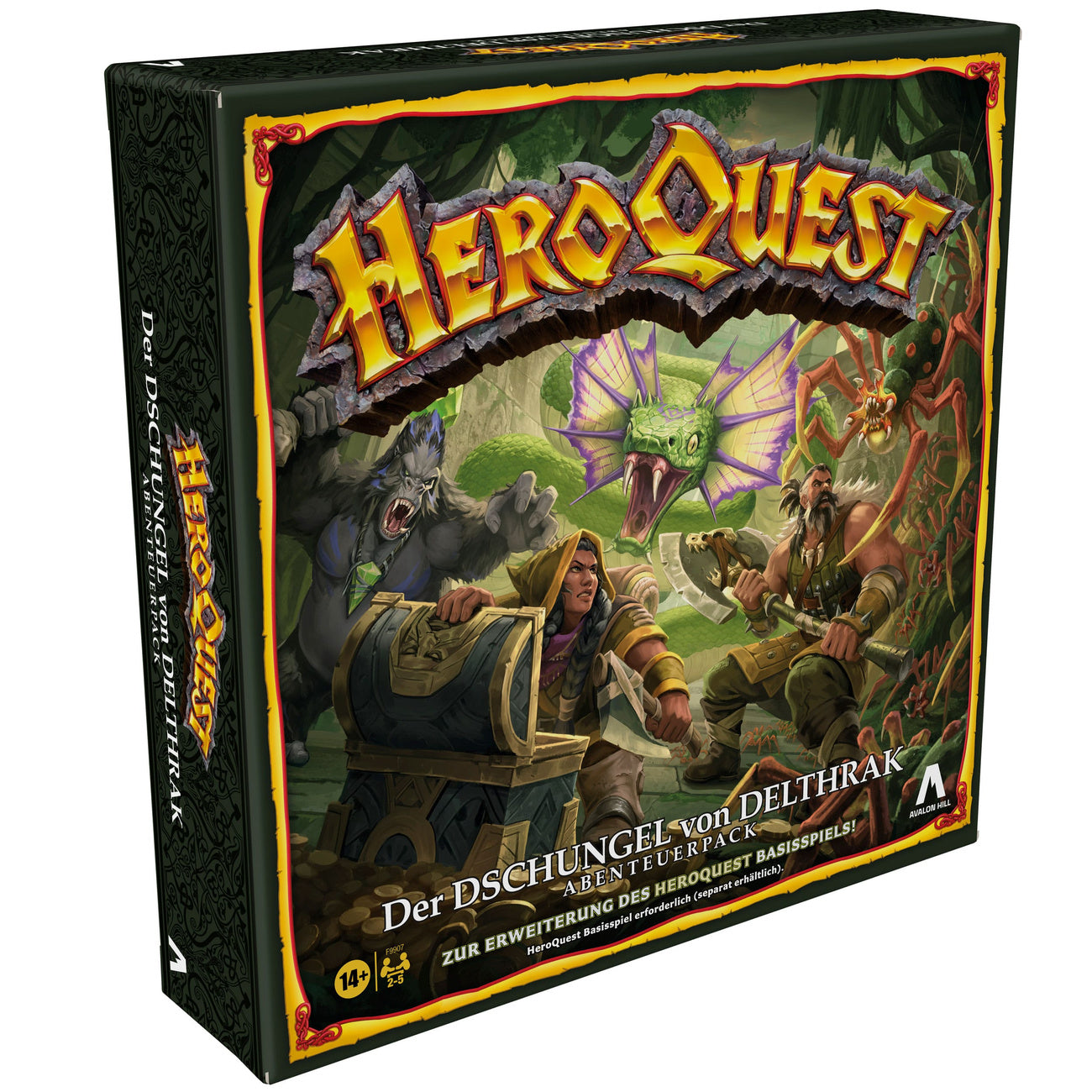 Product image HeroQuest Board Game Expansion The Jungles of Delthrak Adventure Pack *German Version*