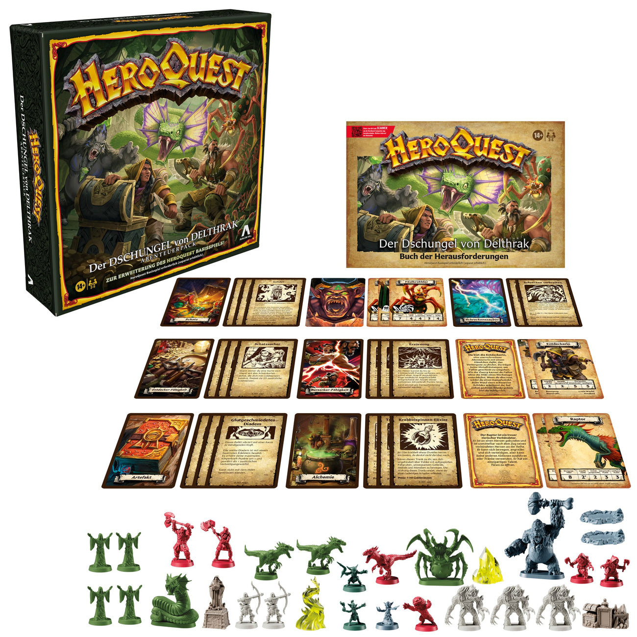 Product image HeroQuest Board Game Expansion The Jungles of Delthrak Adventure Pack *German Version*