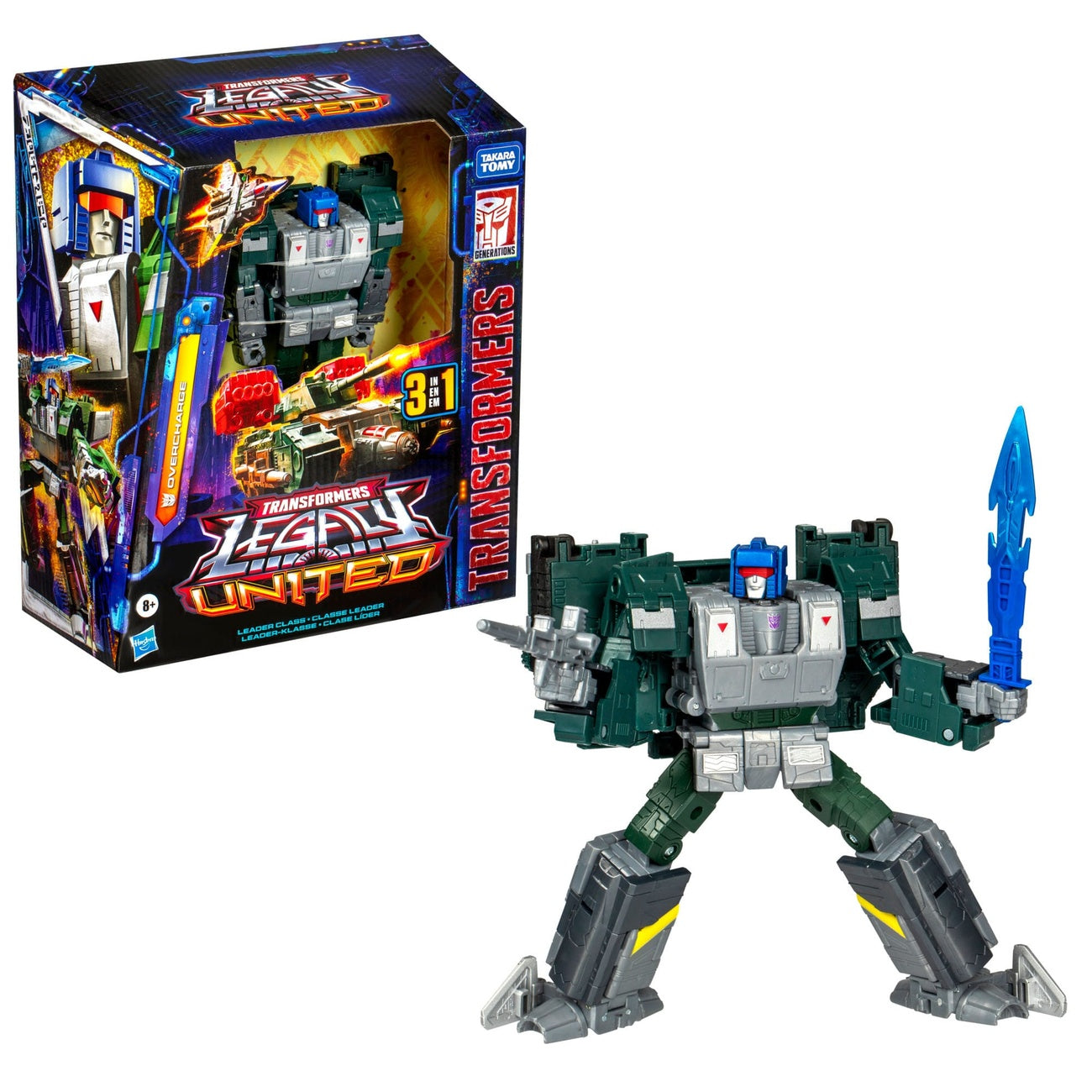 Product image Transformers Generations Legacy United Leader Class Action Figure Overcharge 19 cm