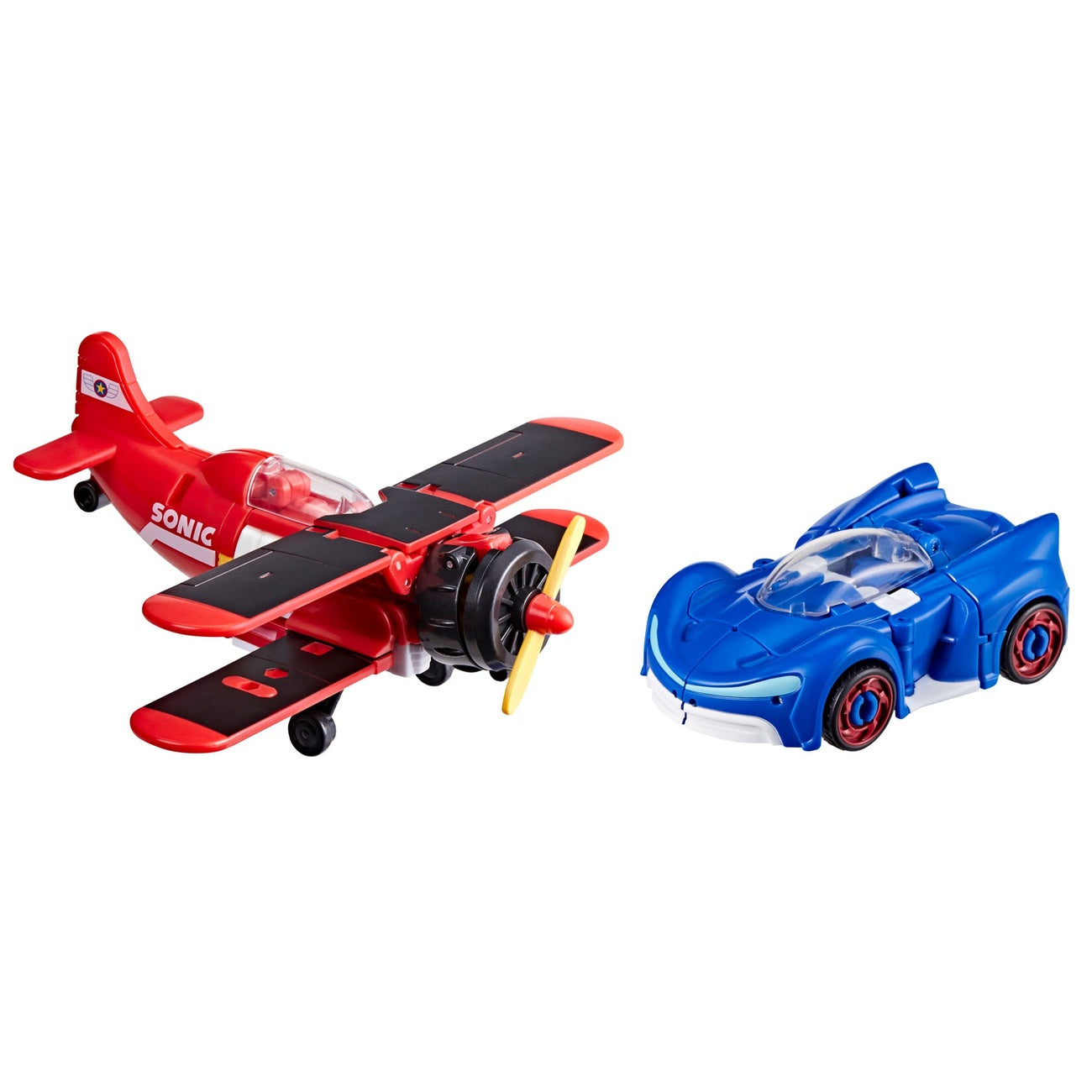 Product image Sonic the Hedgehog x Transformers Action Figures 2-Pack Wingtail & Blue Booster 13 cm